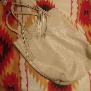 Merona shimmer slouch large shoulder bag purse